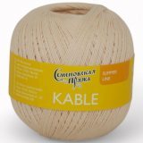 Пряжа Семеновская КАБЛЕ 120911 телесный (5 мотков)