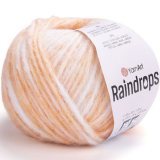 Пряжа Yarnart RAINDROPS 2909 персиковый (10 мотков)