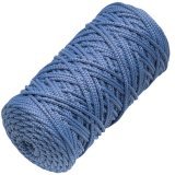 Шнур полиэфирный 3мм M&amp;h 100 голубика (1 моток)