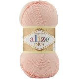 Пряжа Alize DIVA SILKY EFFECT 995 пудра (5 мотков)