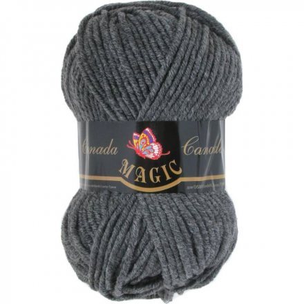 Пряжа Magic CANADA 3721 т.серый меланж (5 мотков)