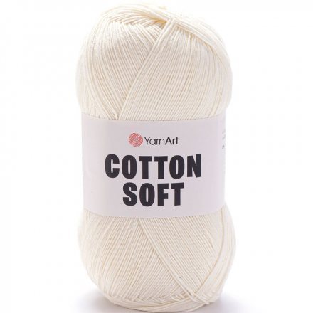 Пряжа Yarnart COTTON SOFT 03 кремовый (5 мотков)