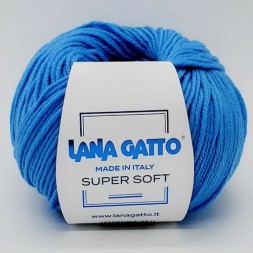 Пряжа Lana Gatto SUPER SOFT 5283 небесно-голубой