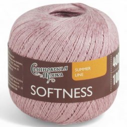 Пряжа Семеновская НЕЖНОСТЬ 151614 румяна (5 мотков)