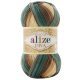 Пряжа Alize DIVA BATIK 3307 сер.зел/беж/молоч (5 мотков)