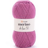 Пряжа Yarnart MERINO DE LUXE 50 3017 п.роза (5 мотков)