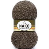 Пряжа Nako SUPERLAMBS SPECIAL 21426 корич меланж (5 мотков)