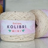 Пряжа M&amp;h KOLIBRI MINI 079 телесный с золотом (2 мотка)