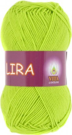 Пряжа Vita cotton LIRA 5026 салатовый