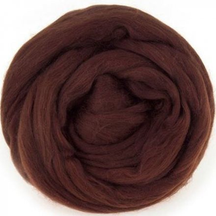 Тонкая шерсть для валяния 17 шоколад
