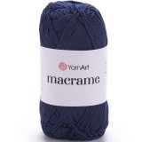 Пряжа Yarnart MACRAME 162 синий (6 мотков)