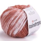Пряжа Yarnart RAINDROPS 2916 терракот (10 мотков)