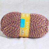 Пряжа Семеновская СВЕТЛАНА ПШ 1414 мозаика 1425 вишня (5 мотков)