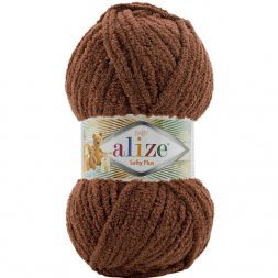 Пряжа Alize SOFTY PLUS 321 коричневый (5 мотков)