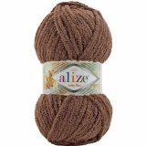 Пряжа Alize SOFTY PLUS 321 коричневый (5 мотков)