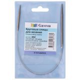 Спицы круговые Gamma 25 см, № 3.5