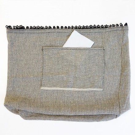 Подклад для вязаной сумки 30*30 см (рогожка)