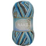 Пряжа Nako BOHO 32843 принт (5 мотков)