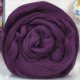 Полутонкая шерсть для валяния 191 ежевика 100гр