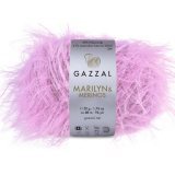 Пряжа Gazzal MARILYN &amp; MERINOS 8255 св.розовый (5 мотков)