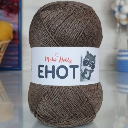 Пряжа M&amp;h ЕНОТ 306 серо-бежевый (5 мотков)