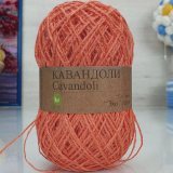 Пряжа Пехорка КАВАНДОЛИ 06 морковый (5 мотков)