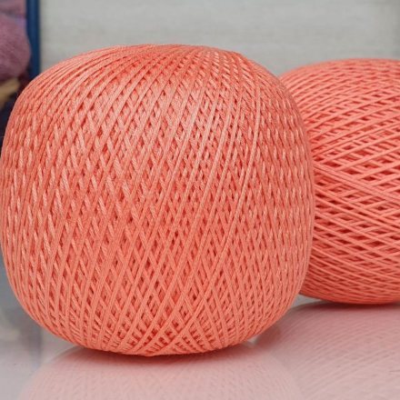 Пряжа ПНК им.Кирова НИТКИ ДЛЯ РУКОДЕЛИЯ 0802 коралл (4 мотка)