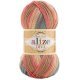 Пряжа Alize DIVA BATIK 7399 песок/коралл/зел.бир (5 мотков)