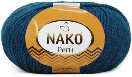 Пряжа Nako PERU 10328 петроль