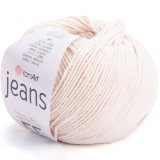 Пряжа Yarnart JEANS 05 св.бежевый (10 мотков)
