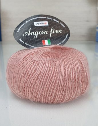 Пряжа Seam ANGORA FINE 161516 роз.пудра (2 мотка)
