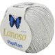 Пряжа Lanoso PAPILLON 951 серебро (6 мотков)