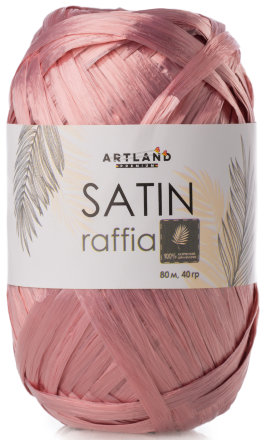 Пряжа Artland SATIN RAFFIA розовый жемчуг