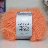 Пряжа Gazzal TEDDY &amp; MERINOS 6544 коралловый (5 мотков)