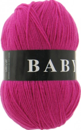 Пряжа Vita BABY 2898 малиново-розовый