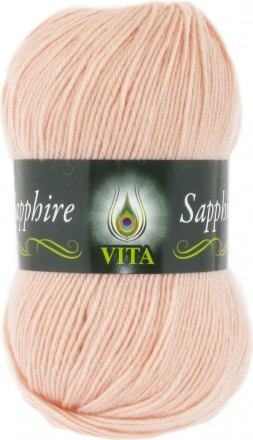 Пряжа Vita SAPPHIRE 1539 жемчужно-розовый