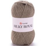 Пряжа Yarnart SILKY ROYAL 442 какао (5 мотков)
