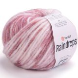 Пряжа Yarnart RAINDROPS 2905 брусничный (10 мотков)