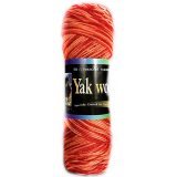 Пряжа Color City ЯК ВУЛ 8534 терракот принт (5 мотков)