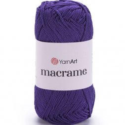Пряжа Yarnart MACRAME 167 фиолетовый (6 мотков)