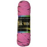 Пряжа Color City ЯК ВУЛ 4822 яр.розовый принт (5 мотков)