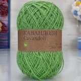 Пряжа Пехорка КАВАНДОЛИ 08 зеленый (5 мотков)