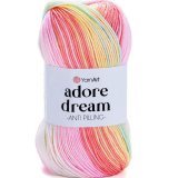 Пряжа Yarnart ADORE DREAM 1054 принт (5 мотков)