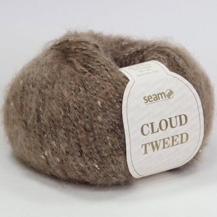 Пряжа Seam CLOUD TWEED 61490 кофе с молоком (2 мотка)