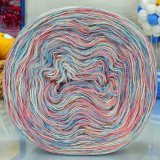 Пряжа Рассказовская АНГОРКА МЕЛАНЖ 01 бел/гол/пудра (2 мотка)