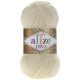 Пряжа Alize DIVA SILKY EFFECT 01 кремовый (5 мотков)