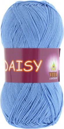 Пряжа Vita cotton DAISY 4414 голубой