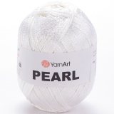 Пряжа Yarnart PEARL 106 белый (6 мотков)