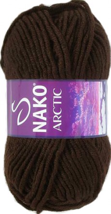 Пряжа Nako ARCTIC 6077 коричневый