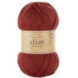 Пряжа Alize WOOLTIME 36 терракот (5 мотков)